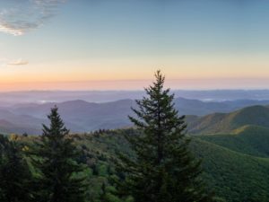 Mountains to Sea Trail Panoramic Pisgah National Forest