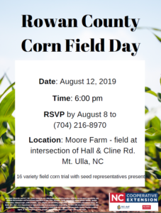 Corn Field Day Flyer