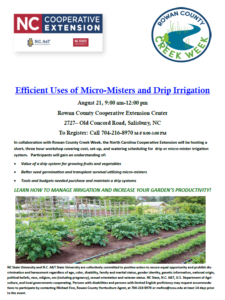 Drip Irrigation Flyer