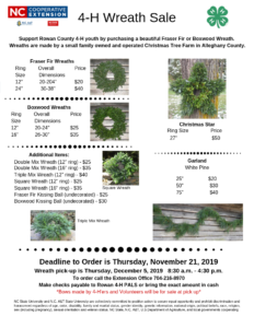 4-H Wreath Sale