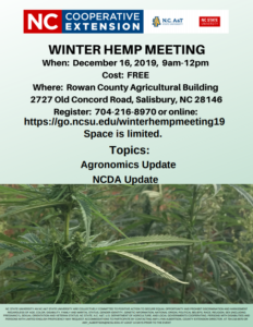 Winter Hemp Meeting Flyer