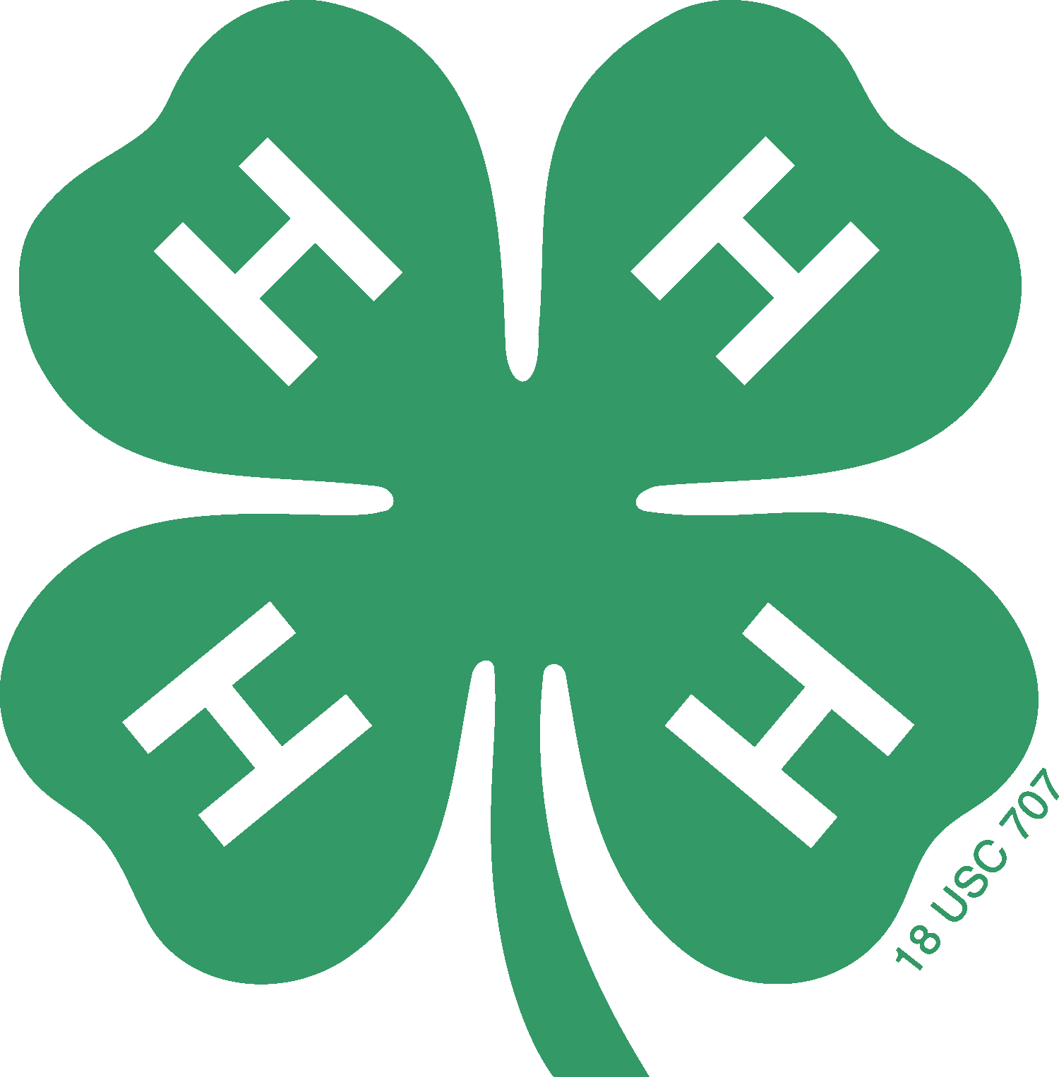 Printable 4 H Clover