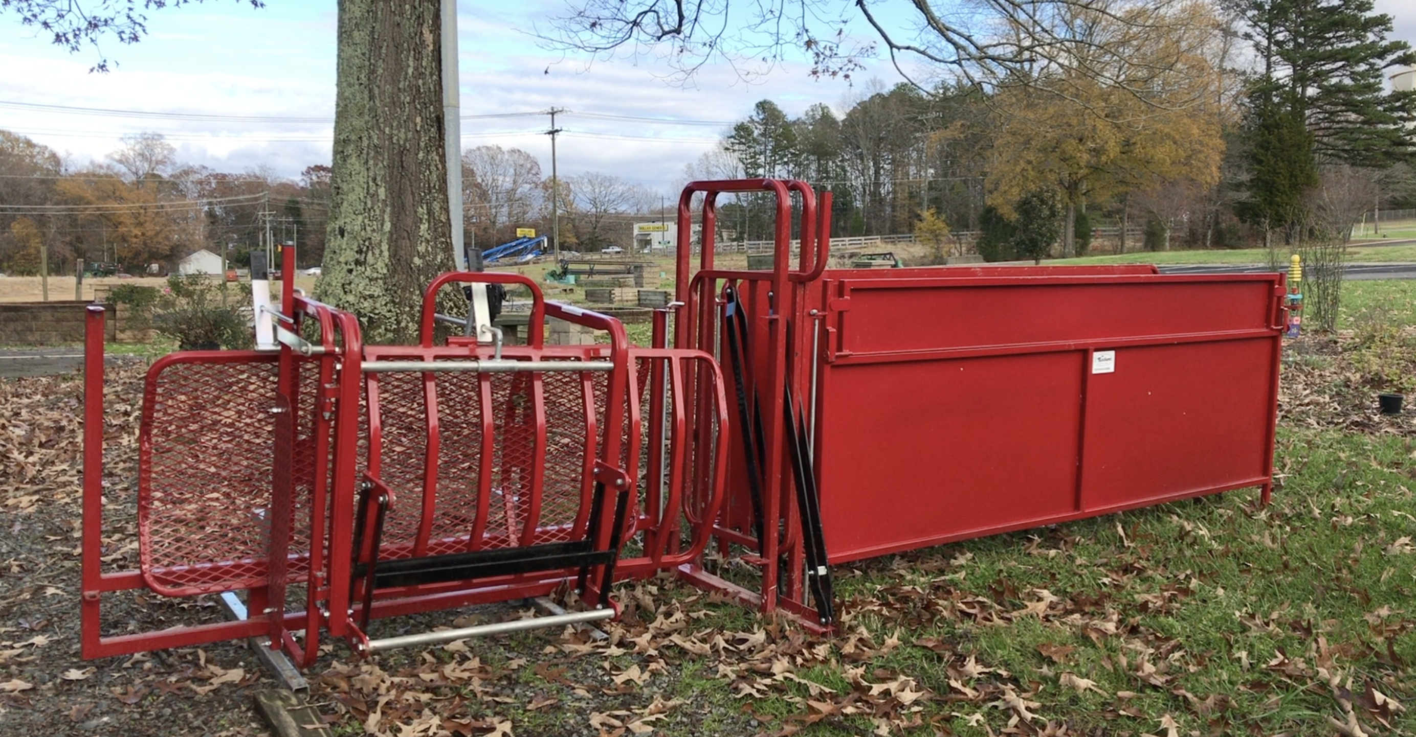 Equipment contained within the Small Ruminant Working Facility